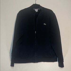 Lacoste Men's Dark Blue Zip-Up Sweater